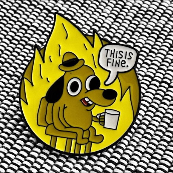 This Is Fine Enamel Pin Set - Picture 7 of 8